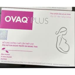 Ovaq Plus [Hộp 30 Viên] Viên Uống cung cấp chất cần thiết hỗ trợ sinh sản Phụ Nữ Chuẩn Bị Mang Thai.>BUN BUN SHOP 20 4