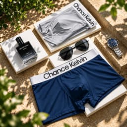 Quần lót nam boxer Calein Len thun lạnh co giãn 4 chiều, quần sịp đùi nam thoáng mát mềm mịn 6