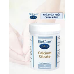 Biocare Calcium Citrate,Viên uống canxi ( 90v) chống loãng xương cho trẻ từ 6 tháng,phụ nữ mang BUN BUN SHOP 20 5