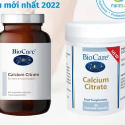 Biocare Calcium Citrate,Viên uống canxi ( 90v) chống loãng xương cho trẻ từ 6 tháng,phụ nữ mang BUN BUN SHOP 20 4