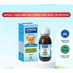 Lipocal  K2 - MK7 hộp 150ml Canxi Sinh Học Cho Bé,Hỗ Trợ Tăng Chiều Cao, Hấp Thu Tối Ưu -> BUN BUN SHOP 20 1