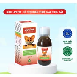 Lipofez hộp 150 ml.Sắt Cho Bé, Không Tanh, Dễ Uống, Hấp Thu Tối Ưu - > BUN BUN SHOP 20 1