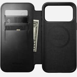 [Có iP18] Ốp NOMAD Modern Leather Folio Da Horween Cao Cấp, Đựng Thẻ Sạc Từ Tính – Chính Hãng cho iP 18 | 17 Pro Max 5