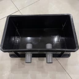 Bộ lọc baki | Màu Đen | Tràn trên cho hồ cá dưới 1500 lít | Kích Thước 46x27x16 | Ống in mặt trước phi 34 2