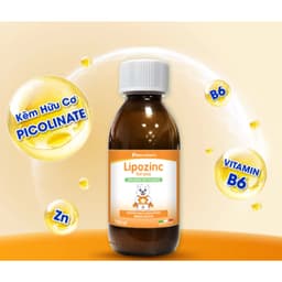 Lipozinc,hộp 150 ml.Kẽm Hữu Cơ Cho Bé,Giúp Ăn Ngon, Tiêu Hóa Tốt, Tăng Đề Kháng -> BUN BUN SHOP 20 4