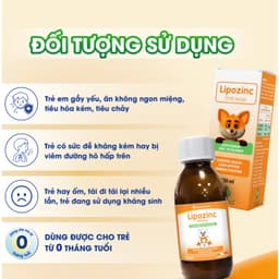 Lipozinc,hộp 150 ml.Kẽm Hữu Cơ Cho Bé,Giúp Ăn Ngon, Tiêu Hóa Tốt, Tăng Đề Kháng -> BUN BUN SHOP 20 5