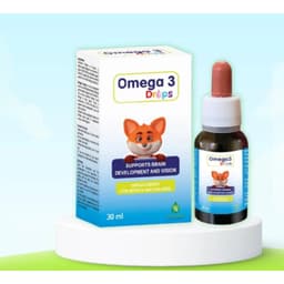 Omega 3 Drops: hộp 30ml. Cho Bé - Hỗ Trợ Phát Triển Trí Não, Mắt Sáng Tinh Anh -> BUN BUN SHOP 20 3