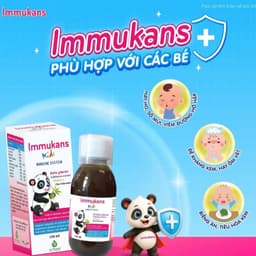 IMMUKANS Kids hộp 150ml.Siro Tăng Đề Kháng Cho Bé,Hỗ Trợ Ăn Ngon, Hô Hấp Khỏe,> BUN BUN SHOP 20 5