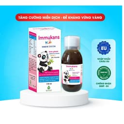 IMMUKANS Kids hộp 150ml.Siro Tăng Đề Kháng Cho Bé,Hỗ Trợ Ăn Ngon, Hô Hấp Khỏe,> BUN BUN SHOP 20 3
