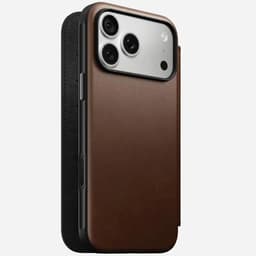 [Có iP18] Ốp NOMAD Modern Leather Folio Da CAMINO Cao Cấp Đựng Thẻ Sạc Từ Tính – Chính Hãng cho iP 18 | 17 Pro Max 5