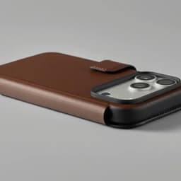 [Có iP18] Ốp NOMAD Modern Leather Folio Da CAMINO Cao Cấp Đựng Thẻ Sạc Từ Tính – Chính Hãng cho iP 18 | 17 Pro Max 4
