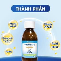 Vitakid A-Z hộp 150ml.Vitamin Tổng Hợp Cho Bé.Giúp Ăn Ngon, Tăng Đề Kháng -> BUN BUN SHOP 20 3