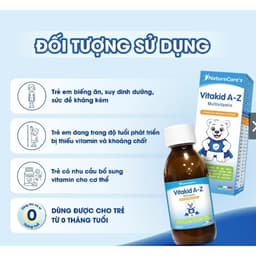 Vitakid A-Z hộp 150ml.Vitamin Tổng Hợp Cho Bé.Giúp Ăn Ngon, Tăng Đề Kháng -> BUN BUN SHOP 20 4