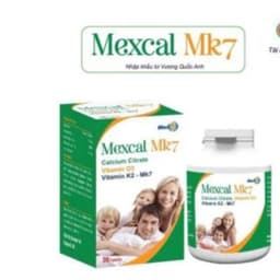 Mexcal MK7 (30 Viên / 60 Viên)-Canxi Hữu Cơ Cho Bà Bầu, Bổ Sung Canxi, Giúp Xương Chắc Khoẻ> BUN BUN SHOP 20 3