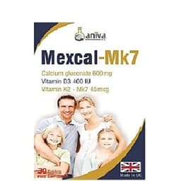 Mexcal MK7 (30 Viên / 60 Viên)-Canxi Hữu Cơ Cho Bà Bầu, Bổ Sung Canxi, Giúp Xương Chắc Khoẻ> BUN BUN SHOP 20 4