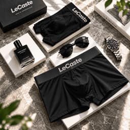 Hộp 4 quần lót nam LeCaste 2  thun lạnh co giãn 4 chiều, quần sịp đùi boxer nam mềm mịn thoáng mát size XL-3XL 7