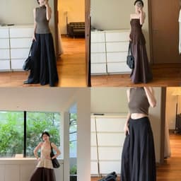 Quần ống siêu rộng chất tơ 2 lớp, Quần Xòe nhẹ nhàng Mythstudio 2