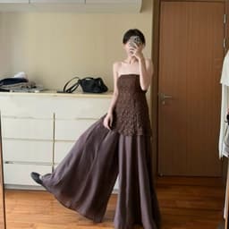 Quần ống siêu rộng chất tơ 2 lớp, Quần Xòe nhẹ nhàng Mythstudio 5