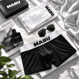 Set 4 quần lót nam boxer MABU thun lạnh co giãn 4 chiều, sịp đùi nam mềm mịn thoáng mát, cạp chun đàn hồi size XL-3XL 8