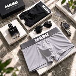 Set 4 quần lót nam boxer MABU thun lạnh co giãn 4 chiều, sịp đùi nam mềm mịn thoáng mát, cạp chun đàn hồi size XL-3XL 4