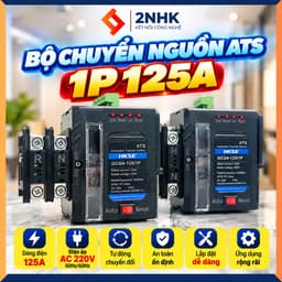 ATS chuyển nguồn tự động HKSE 1 Pha/ 125A chuyển chậm 1