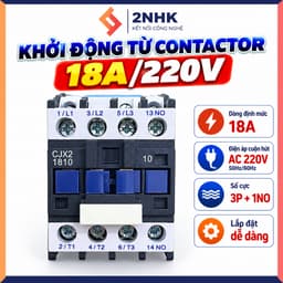 Khởi Động Từ Contactor AC công suất 18A và 32A 220V 3