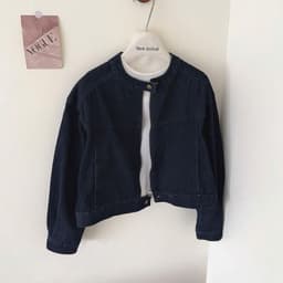 Áo Khoác Nữ Cổ Tàu Khoá Kéo PHƯƠNG JEAN Form Lửng Cá Tính #8900 #8902 #8801 Màu Nâu Choco, Be Trà Sữa, Xanh Than 7