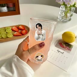 (Kém quá tặng) Set 55 hình dán trang trí SUGA cute 2026 (giao ngẫu nhiên) 7