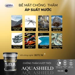 [1KG] Sơn Chống Thấm SIRA P500 Cho Bể Cá, Thùng Xốp, Mái Tôn Lỗ Đinh, Sàn Âm Trước Khi Lát Gạch- SIRA P500 4