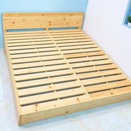 Giường Pallet Gỗ  Quế Thơm Kín Chân Đủ Kích Thước Chân Cao 10cm- Pallet Giá Rẻ Gấp Gọn I Shop WOOD DECOR 3
