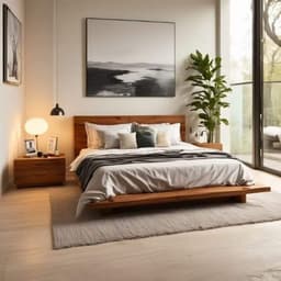 Giường Bay Gỗ Thông Cao cấp Gắn Đèn LED – Giường Ngủ Lơ Lửng Kiểu Nhật Sang Trọng I Shop WOOD DECOR 05 2