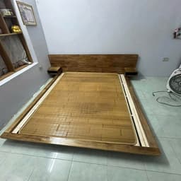 Giường Bay Gỗ Thông Cao cấp Gắn Đèn LED – Giường Ngủ Lơ Lửng Kiểu Nhật Sang Trọng I Shop WOOD DECOR 05 9