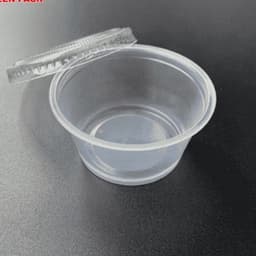 1 dây hộp đựng nước chấm 100 chiếc(kèm nắp) 60 ml 2OZ dùng đựng nước chấm gia vị làm caramen 1