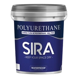 [4kg] Sơn chống thấm Polyurethane SIRA P900 4kg cho sân thượng, tường mái tôn, tường cũ ngoài trời 9