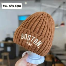 🧢 MŨ LEN TRẺ EM BOSTON SIÊU XINH 🧸 A2B0 8
