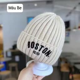 🧢 MŨ LEN TRẺ EM BOSTON SIÊU XINH 🧸 A2B0 3