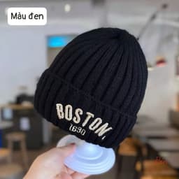 🧢 MŨ LEN TRẺ EM BOSTON SIÊU XINH 🧸 A2B0 5