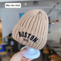 🧢 MŨ LEN TRẺ EM BOSTON SIÊU XINH 🧸 A2B0 7