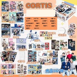 Hộp Quà Tặng CORTIS 56 Món | Photocard, Postcard, Poster, Sticker, Huy Hiệu Idol Kpop 2