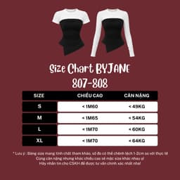 [TAY NGẮN - TAY DÀI] Áo Thun Nữ Phối Cúp Ngực Vạt Chéo Ôm Body Chất Thun Mịn Co Dãn BYJANE - 807 - 808 2