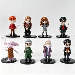 (NEW 2026) Mô Hình Harry Potter Chibi Siêu Cute | Figure Nhân Vật Phù Thủy Kèm Lomo Card 5