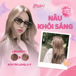 Thuốc nhuộm tóc tại nhà,  Thuốc nhuộm tóc màu NÂU KHÓI SÁNG không cần tẩy |  Cheeng+ 1