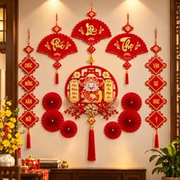 Combo 12 Món Trang Trí Tết 2027 Set Decor Treo Tường Ngày Tết Mang Lại May Mắn Thịnh Vượng Cho Gia Chủ 5
