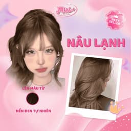 Thuốc nhuộm tóc tại nhà,  Thuốc nhuộm tóc màu NÂU LẠNH không tẩy |  Cheeng+ 1