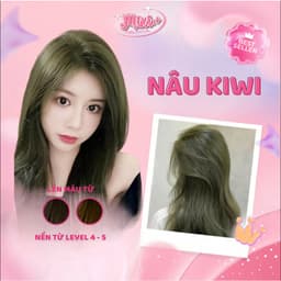 Thuốc nhuộm tóc tại nhà,  Thuốc nhuộm tóc màu NÂU KIWI không tẩy |  Cheeng+ 1