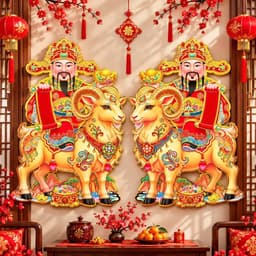 Miếng Dán Cửa Tết 2027 Trang Trí Năm Mới Mang Lại May Mắn Cho Gia Chủ 4