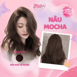 Thuốc nhuộm tóc tại nhà,  Thuốc nhuộm tóc màu NÂU MOCHA không tẩy  |  Cheeng+ 1