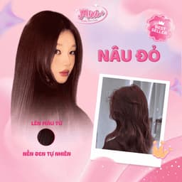 Thuốc nhuộm tóc tại nhà,  Thuốc nhuộm tóc màu NÂU ĐỎ không tẩy |  Cheeng+ 1