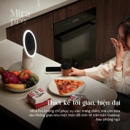 Kyvian Đèn LED gương trang điểm Mira Pro CRI ≥ 97 3 sắc độ ánh sáng pin tối đa 4 giờ | Gương makeup decor by Velix 8