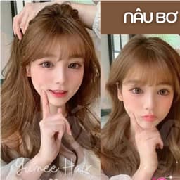 Thuốc nhuộm tóc tại nhà,  Thuốc nhuộm tóc màu NÂU BƠ không tẩy |  Cheeng+ 4